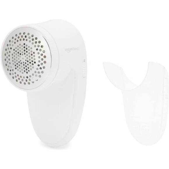 Battery Operated Fabric Shaver, Lint and Fuzz Remover with 2 Spare Blades -White - Picture 4 of 7